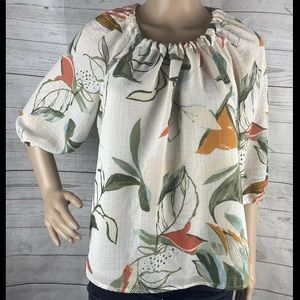 A New Day Floral Blouse